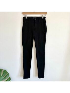 GUESS Sexy Curve Mid Rise Skinny Denim Jeans Stretch Black Womens Size 24